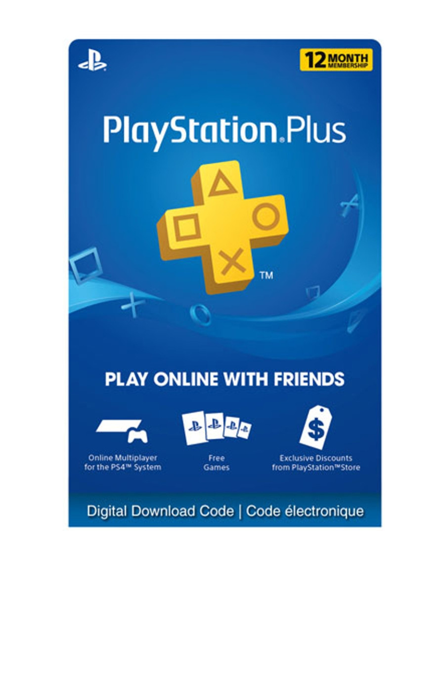 MEMBRESIA PLAYSTATION PLUS 12 MESES